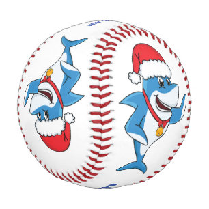 Pelota De Béisbol Navidades divertidos ilustracion personalizado de