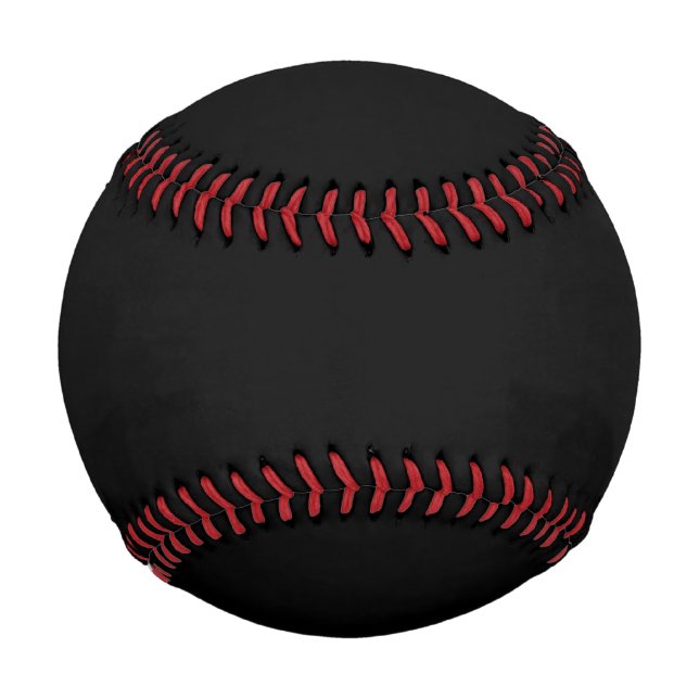 Pelota De Béisbol negro (Anverso)