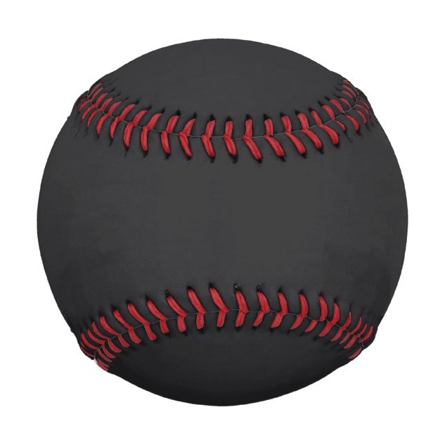 Pelota De Béisbol Negro de carbono (Anverso)