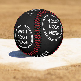 Pelota De Béisbol Negro promocional del logotipo comercial