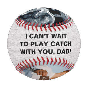 PELOTA DE BÉISBOL ¡NO PUEDO ESPERAR A JUGAR CONTIGO, PAPÁ!