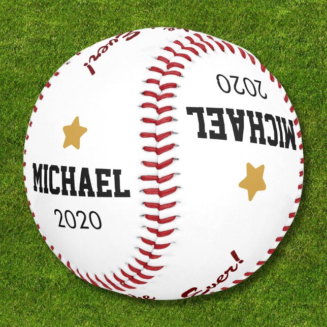 Pelota De Béisbol Nombre de campeón del Día del Mejor Papá Nunca Pad (Subido por el creador)