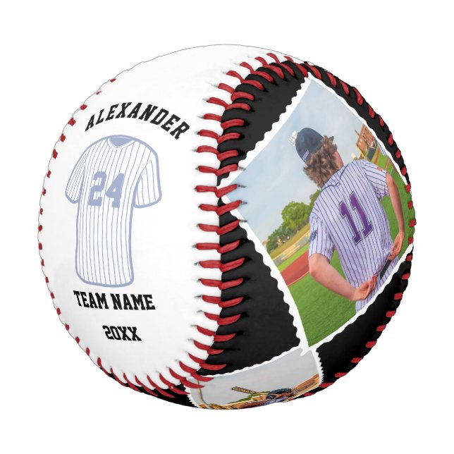 Pelota De Béisbol Nombre del jugador personalizado, número de jugado (Angular)