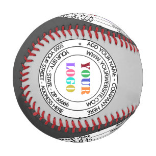 Pelota De Béisbol Nombre del logotipo comercial personalizado Inform
