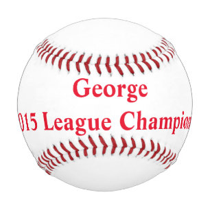 Pelota De Béisbol Nombre Personalizado Equipo de Béisbol Campeones!