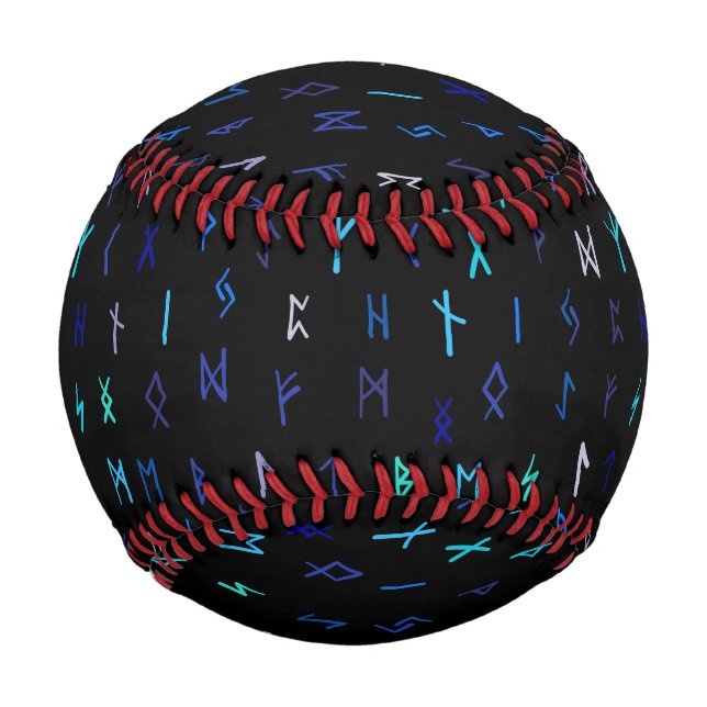 Pelota De Béisbol Norse En El Béisbol De Noche (Anverso)