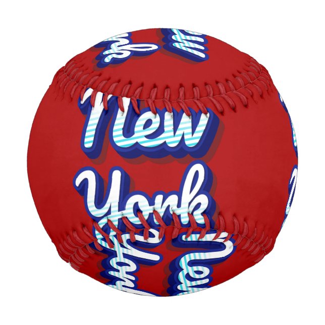 Pelota De Béisbol Nueva York (Anverso)