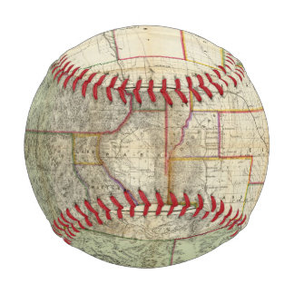 Pelota De Béisbol Nuevo mapa del estado de Colorado de Thayer