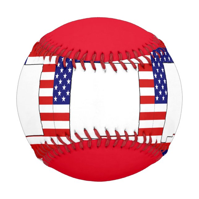 Pelota De Béisbol Nuevo México (Anverso)