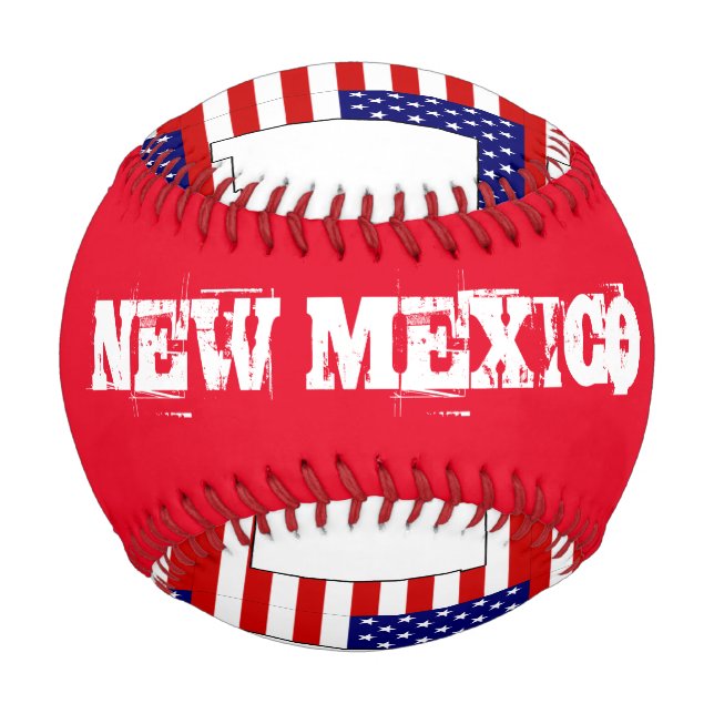 Pelota De Béisbol Nuevo México (Reverso)