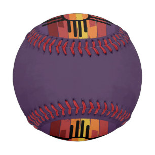 Pelota De Béisbol Nuevo México Zia Símbolo Béisbol