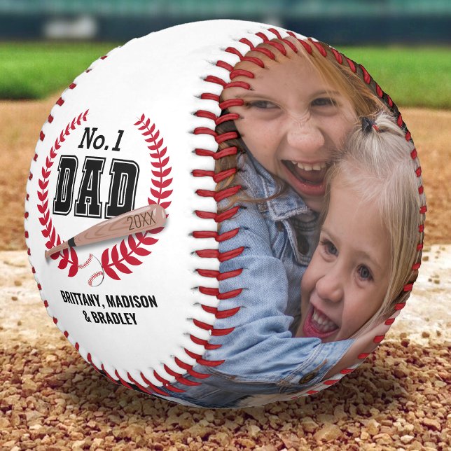 Pelota De Béisbol Número 1 Día del Aniversario/Padre (Subido por el creador)