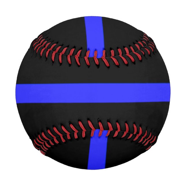 Pelota De Béisbol Nunca olvides la delgada línea azul (Anverso)