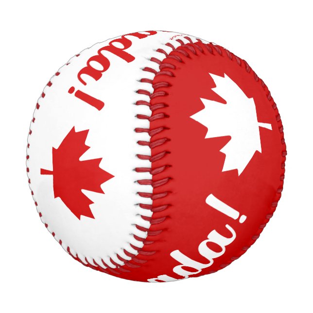 Pelota De Béisbol O Canada Maple Leaf (Angular)