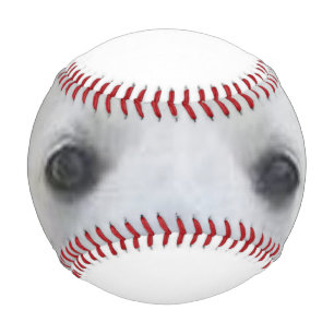 Pelota De Béisbol ojos de perro esquimal americano