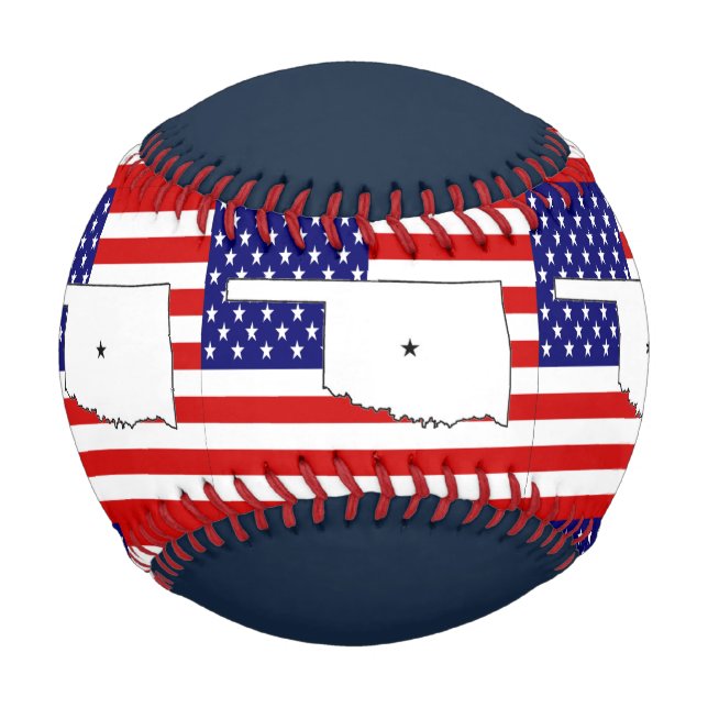 PELOTA DE BÉISBOL OKLAHOMA (Anverso)