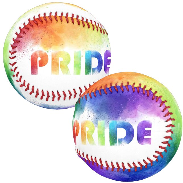 Pelota De Béisbol Orgullo arcoiris (Subido por el creador)
