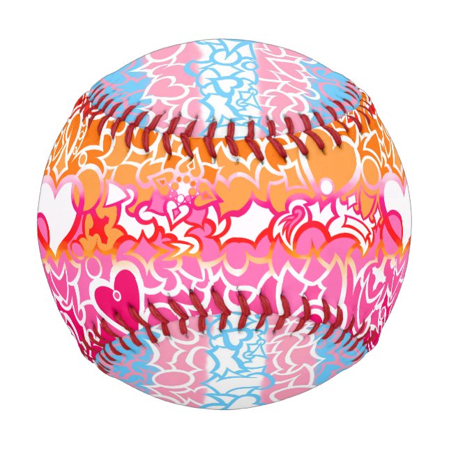Pelota De Béisbol Orgullo Transeúnte de Lesbianas (Reverso)