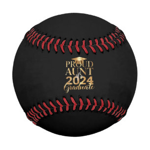 Pelota De Béisbol Orgullosa tía de una clase de graduación superior 