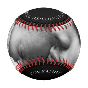 Pelota De Béisbol Padres y bebés de fotografía de la familia blanc