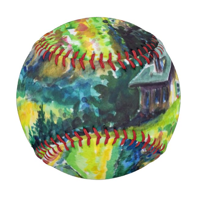 Pelota De Béisbol Paisaje (Anverso)
