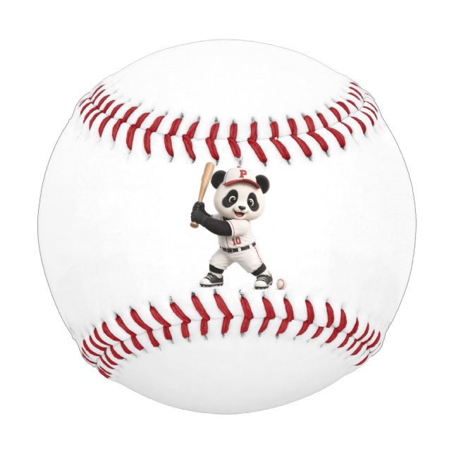 Pelota De Béisbol Panda de béisbol  (Anverso)