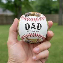 Pelota De Béisbol Papá Est 2025 3 Foto