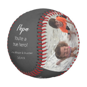 Pelota De Béisbol Papa Grandkids foto Personalizado personalizado 
