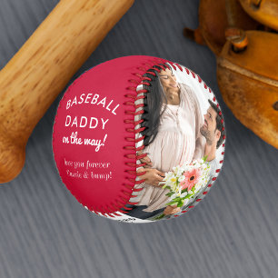 Pelota De Béisbol Papi de béisbol para ser 2 foto personalizada
