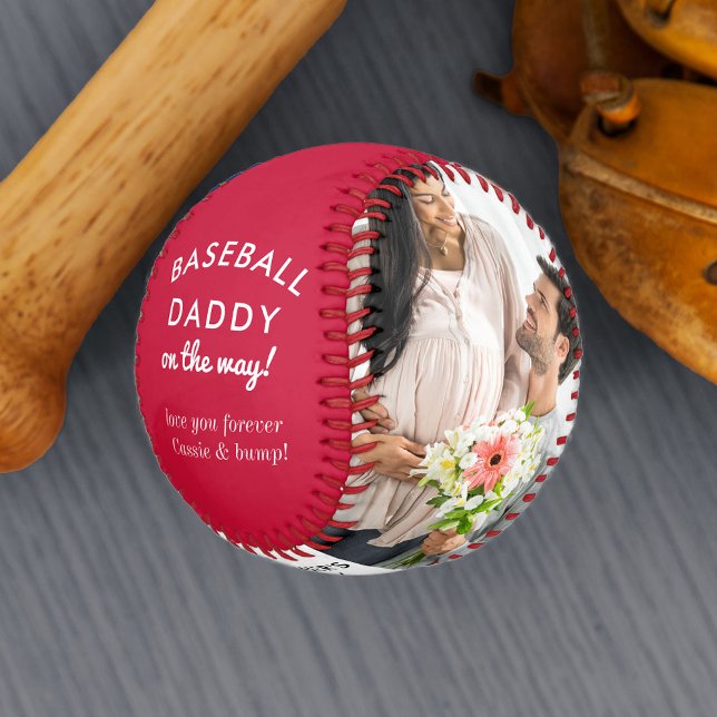 Pelota De Béisbol Papi de béisbol para ser 2 foto personalizada (Subido por el creador)