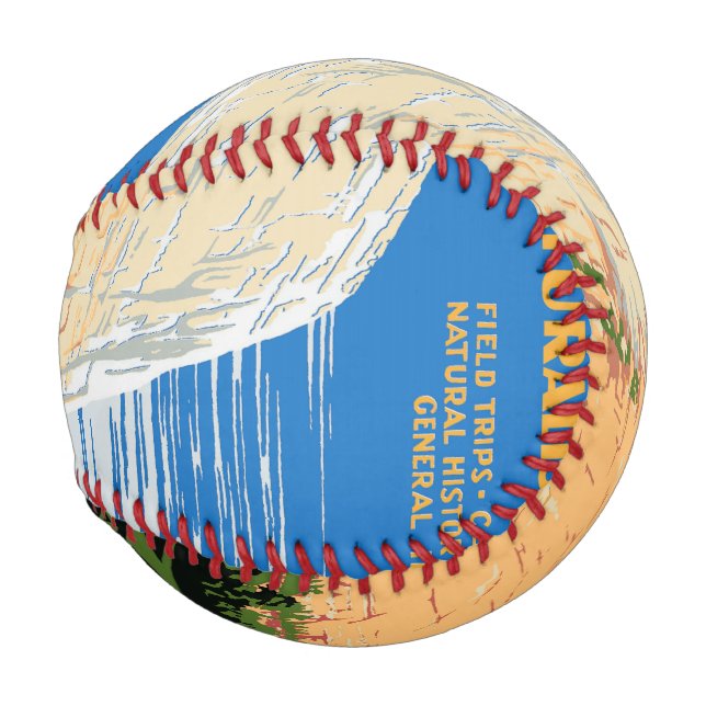 Pelota De Béisbol Parque nacional de Zion (Anverso derecho)