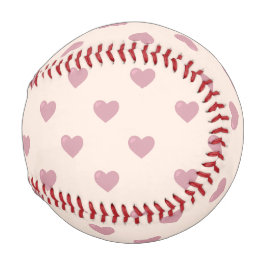 Pelota De Béisbol Pastel Love Hearts