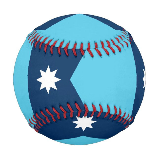 Pelota De Béisbol Patriotic baseball with flag of Minnesota (Anverso)