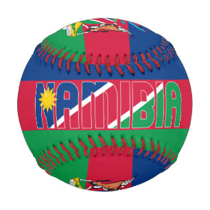 Pelota De Béisbol Patriótico de la Bandera y el Escudo de Armas de N