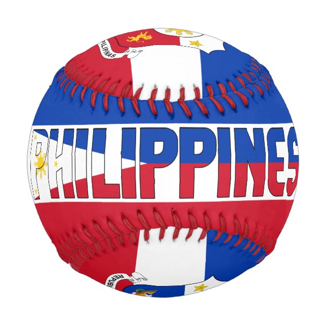 Pelota De Béisbol Patriotismo de la Bandera y el Escudo de Armas de  (Anverso)