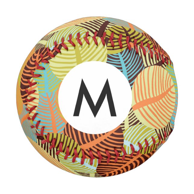 Pelota De Béisbol Patrón abstracto (Anverso izquierdo)