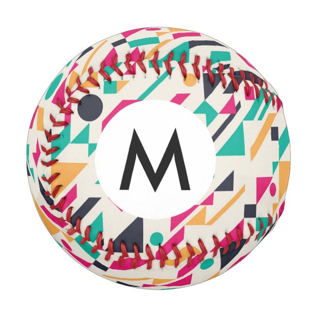 Pelota De Béisbol Patrón abstracto 3 (Anverso izquierdo)