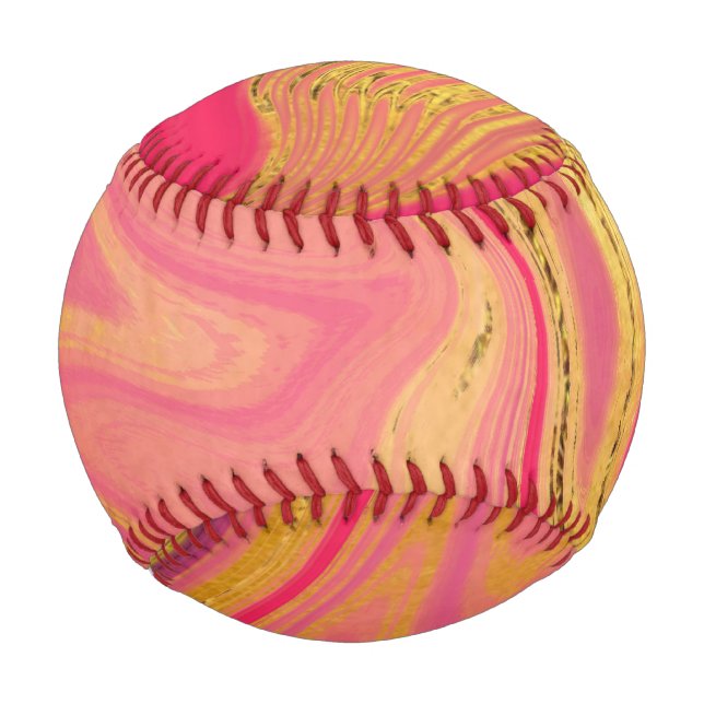 Pelota De Béisbol patrón abstracto marcado (Anverso)