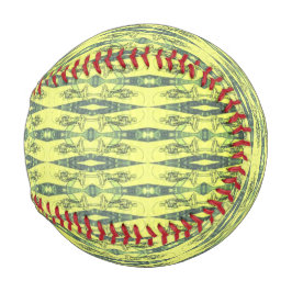 Pelota De Béisbol Patrón amarillo y negro