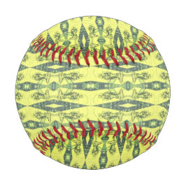 Pelota De Béisbol Patrón amarillo y negro