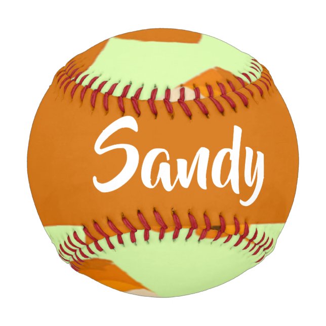 Pelota De Béisbol Patrón de ardilla marrón (Anverso)