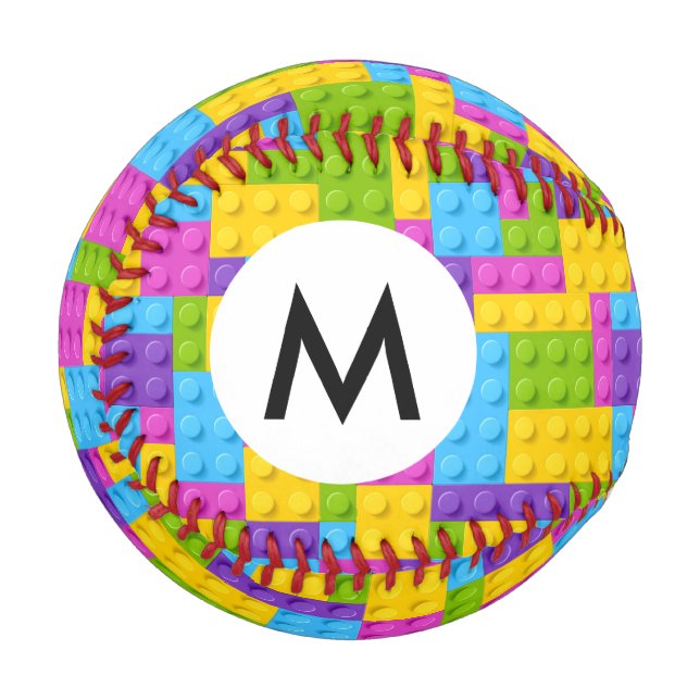Pelota De Béisbol Patrón de bloques de construcción de plástico (Anverso izquierdo)