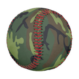 Pelota De Béisbol Patrón de camuflaje verde, patrón militar, ejércit