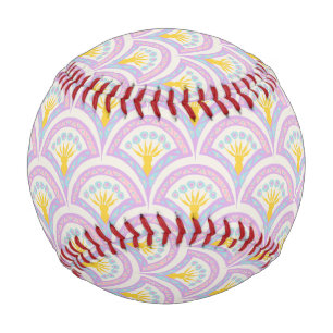 Pelota De Béisbol Patrón de cáscara de color pastel