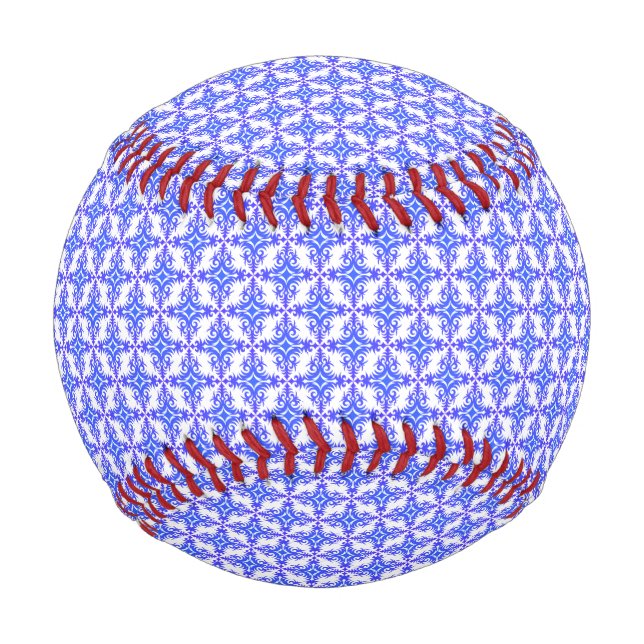 Pelota De Béisbol Patrón de diseño floral (Anverso)