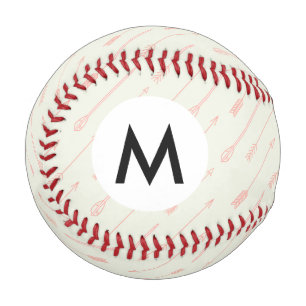 Pelota De Béisbol Patrón de flechas de coro con líneas trazadas