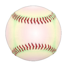 Pelota De Béisbol Patrón de gradiente óptico 3D blanco Rosa verde pá