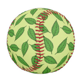 Pelota De Béisbol Patrón de Hojas, Patrón de Hoja, Hojas de Primaver