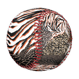Pelota De Béisbol Patrón de impresión animal Béisbol