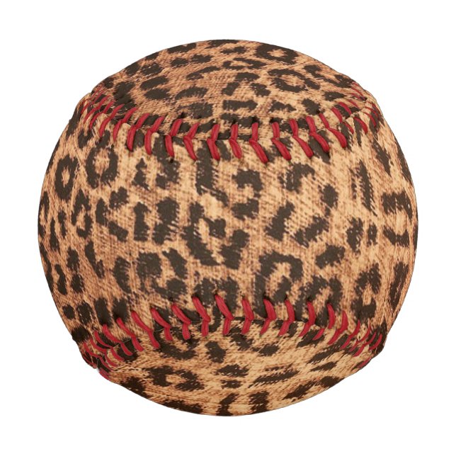 Pelota De Béisbol patrón de impresión leopardo (Anverso)